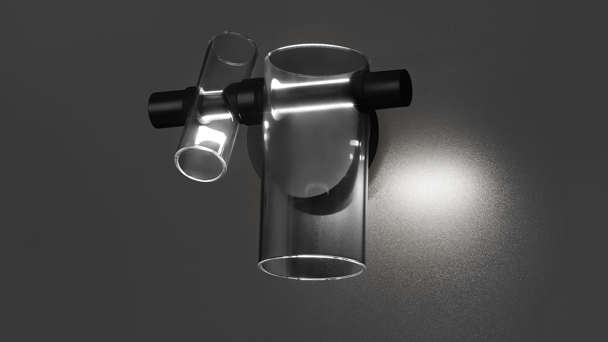 Dancing Glass – lampada a sospensione – ambientata