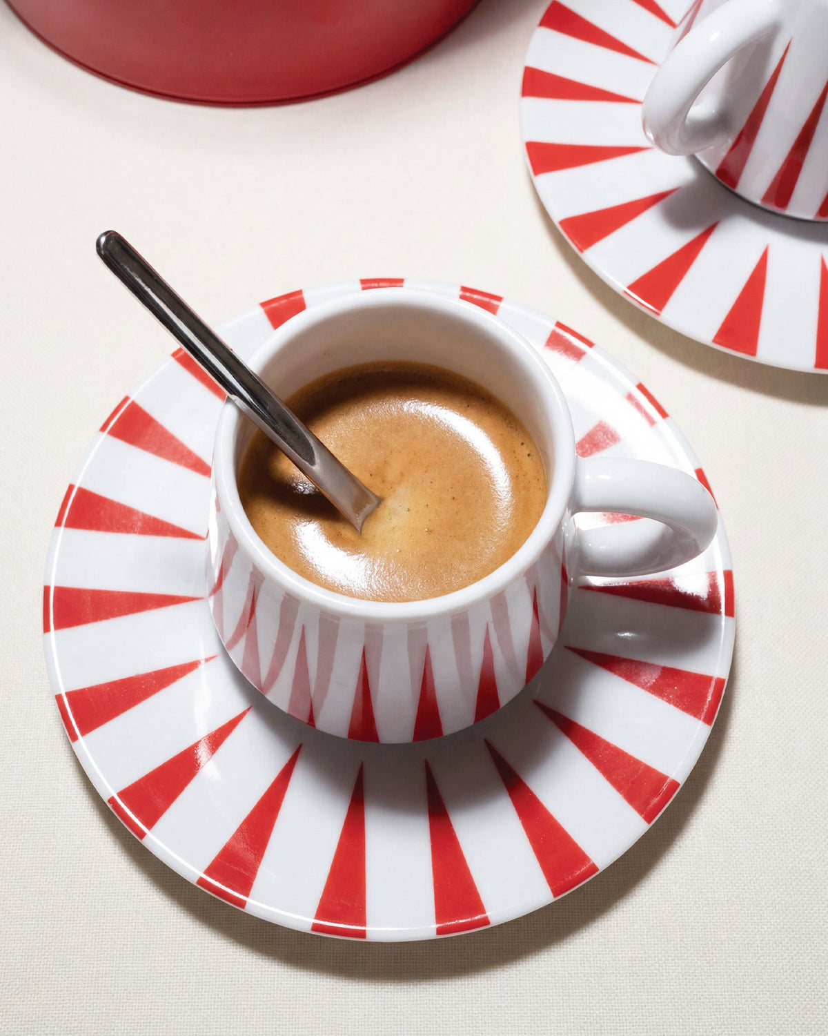 Delight – set di due tazze da caffè con sottotazza - Sag 80 - Alessi - Complemento