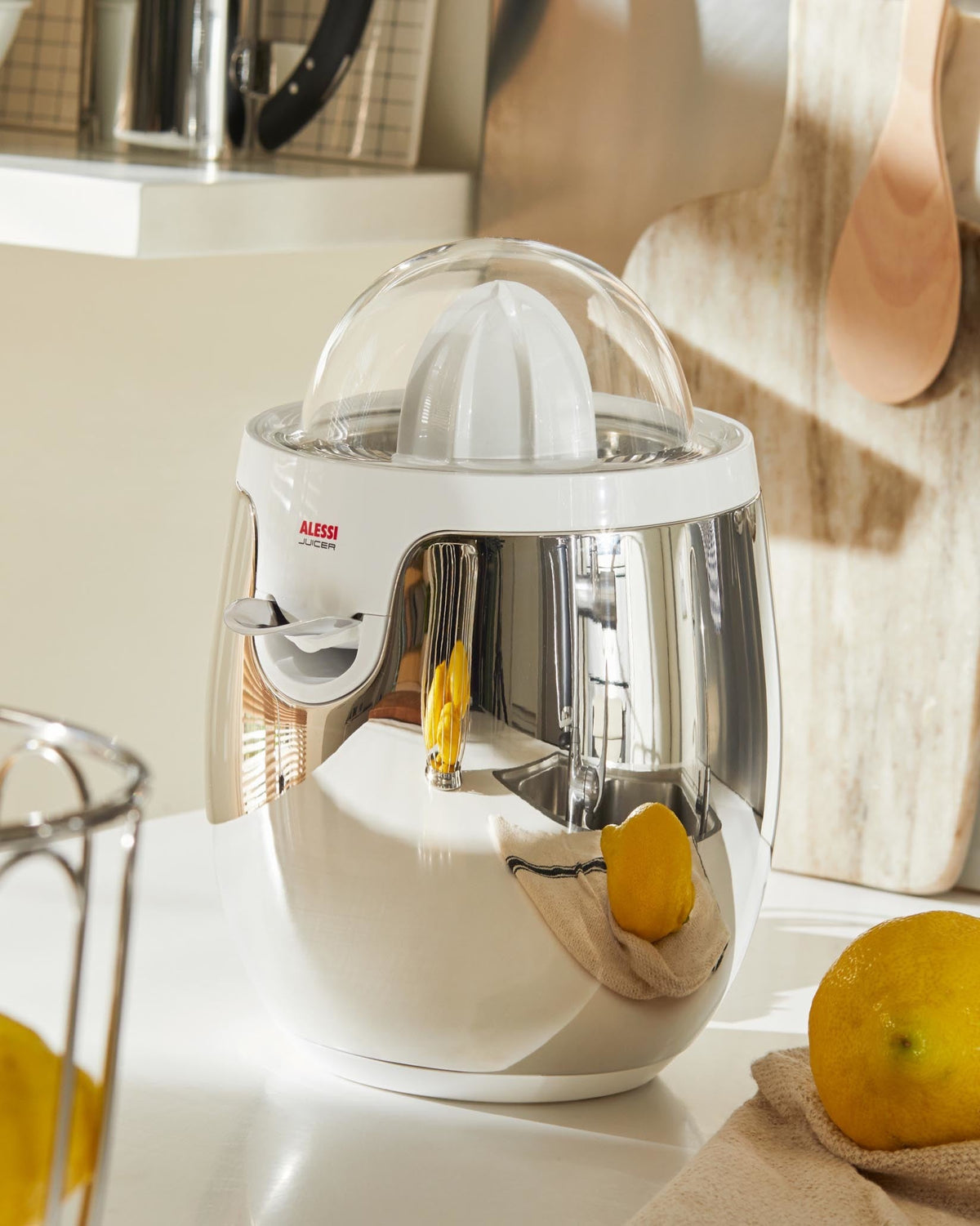 SG63 – spremiagrumi elettrico. Spina europea - Sag 80 - Alessi - Complemento
