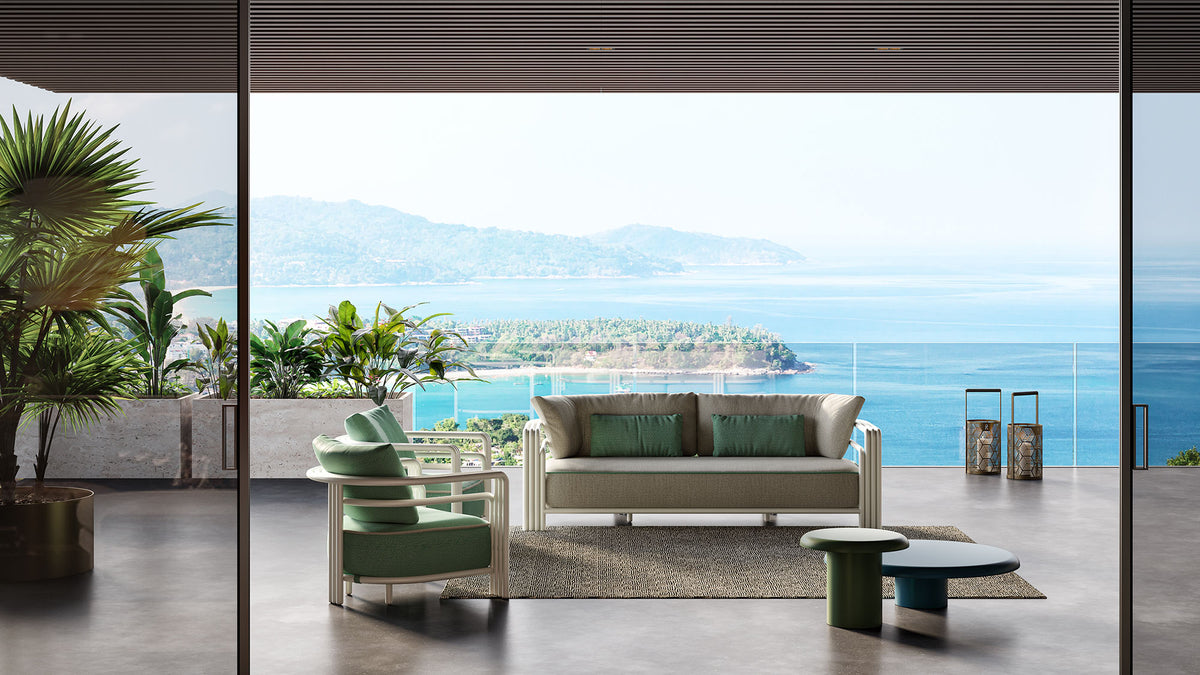 Capri – divano da esterno – ambientata