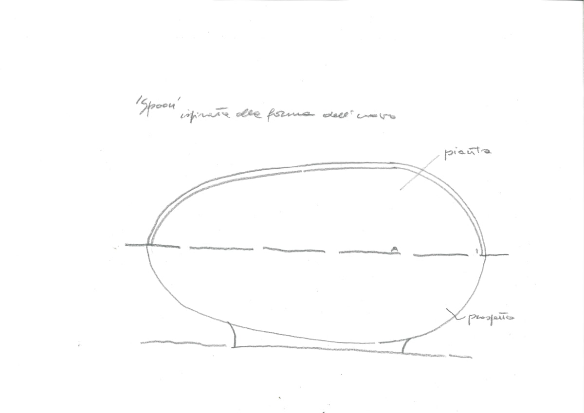 Spoon – vasca freestanding - Sag 80 - Agape - Vasca