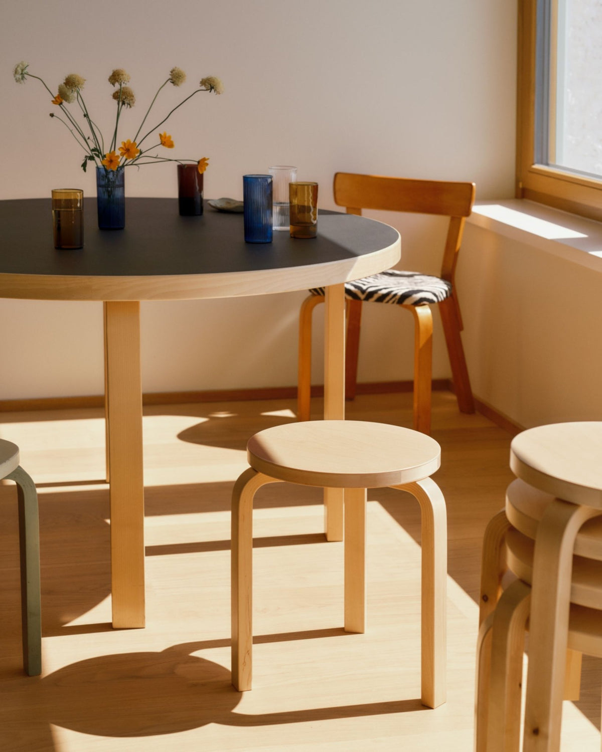 Stool 60 Villi – sgabello - Sag 80 - Artek - Sedia