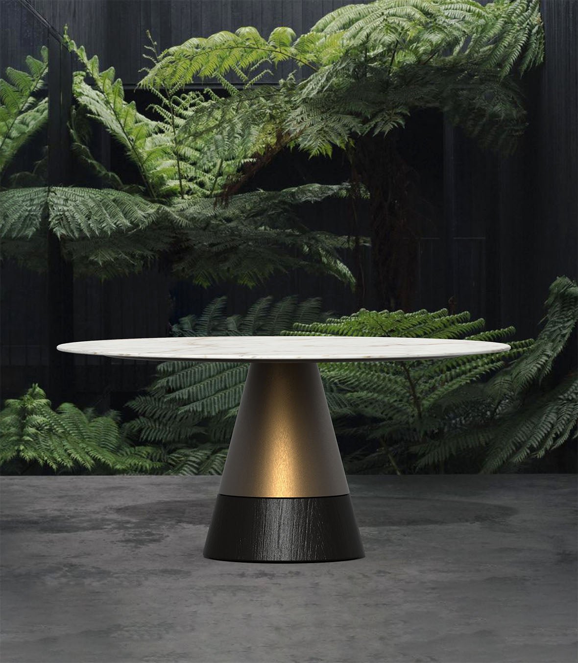 Terraferma Round – tavolo – ambientata