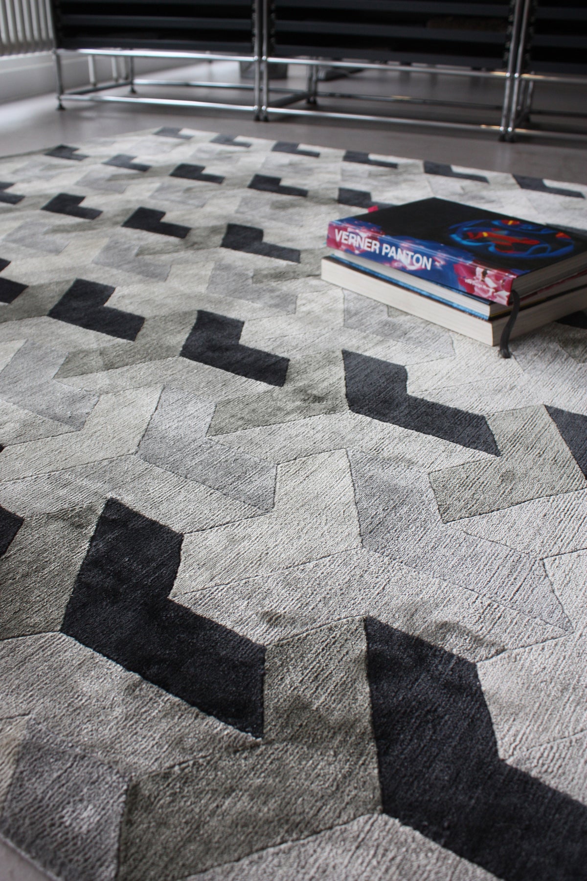 Ypsilon Grey Wool – tappeto – ambientata