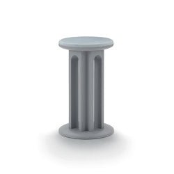 Arcolor Coffee Table 30 - Version with base lacquered in grey RAL 7036 and top in Carrara marble