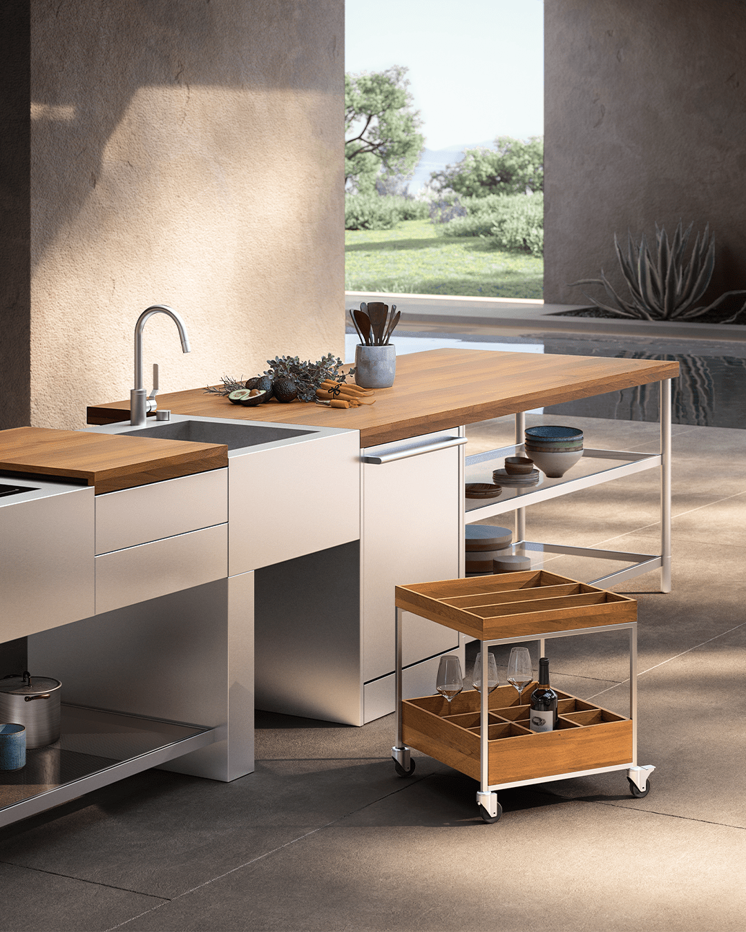 Cucina Open Outdoor - Sag 80 - Boffi - Cucina