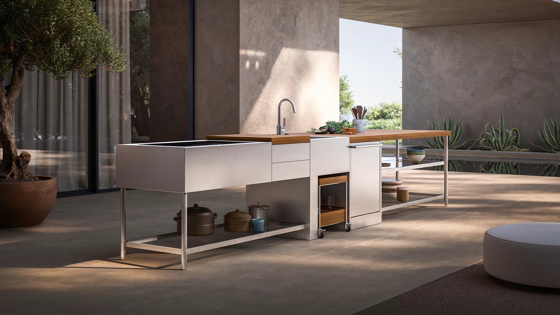 Cucina Open Outdoor - Sag 80 - Boffi - Cucina