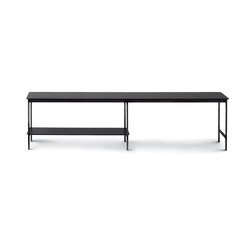 Capilano Tavolino 96x30 - Versione con top in marmo Emperador