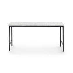 Capilano Tavolino 96x30 - Versione con top in marmo Emperador