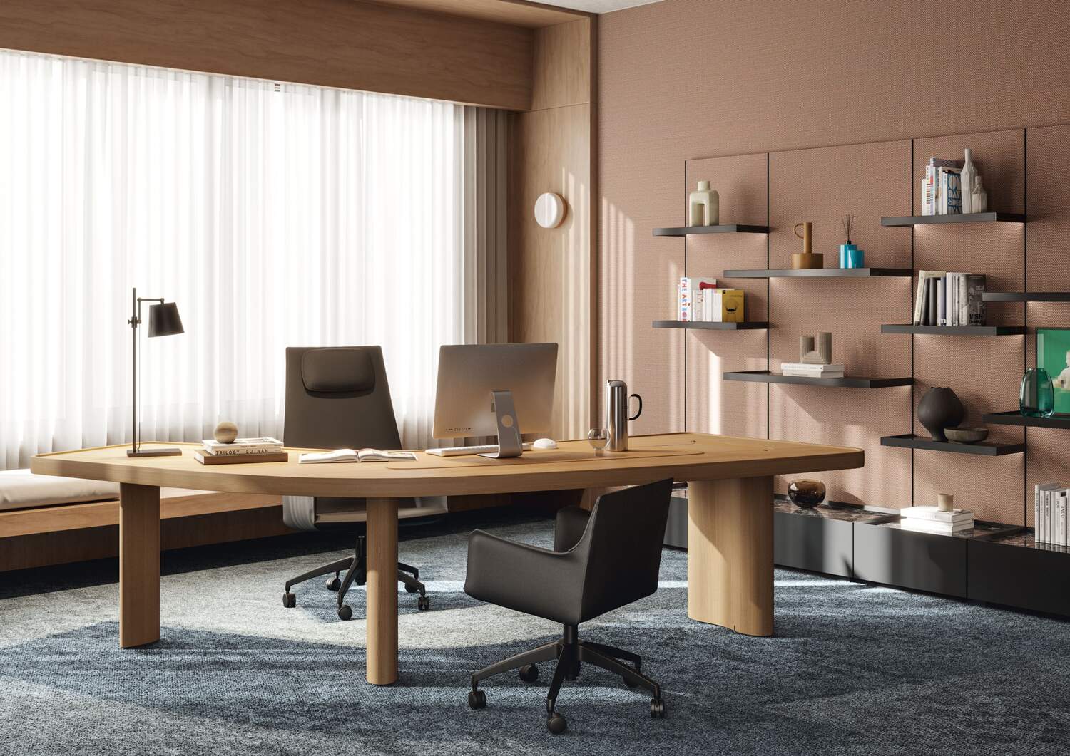 Tavolo Bureau Boomerang - Sag 80 - Cassina - Tavolo