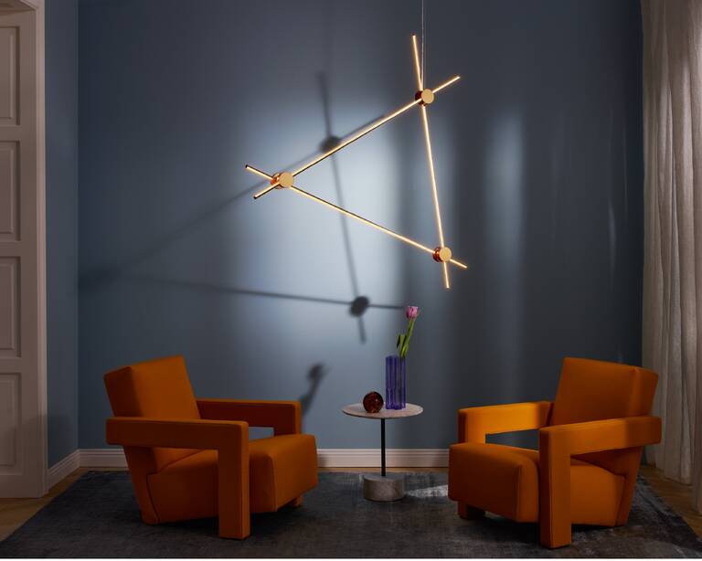 Lampada Eitie Triangle Vertical - Sag 80 - Cassina - Lampada