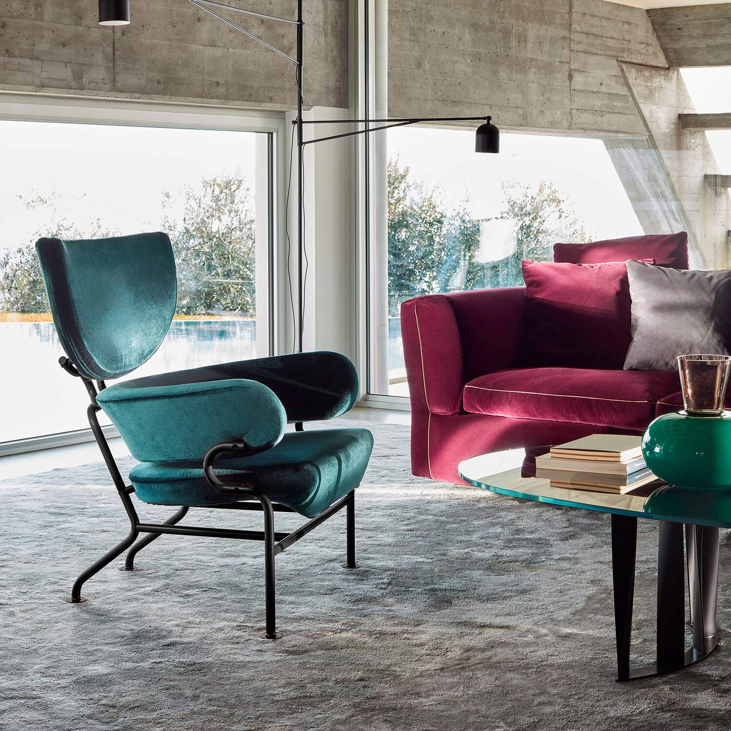 Poltrona Tre Pezzi - Sag 80 - Cassina - Poltrona