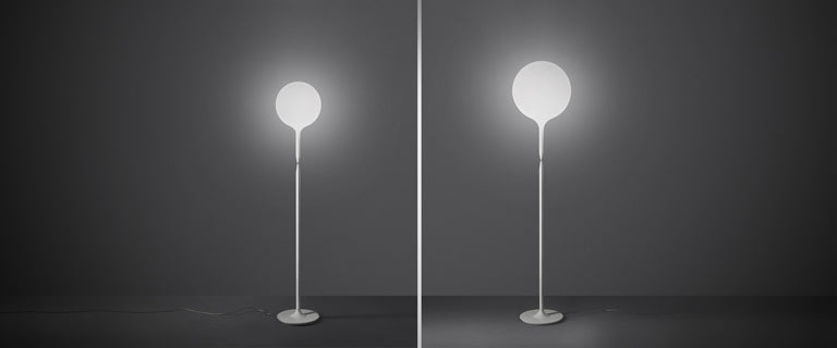 Castore Terra – lampada da terra – ambientata