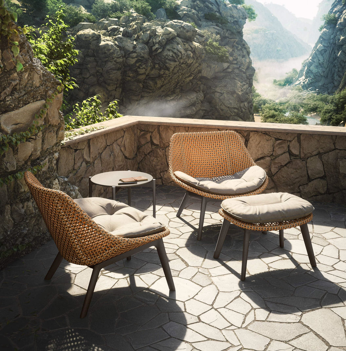 Mbrace Alu – poltrona lounge - Sag 80 - DEDON - Outdoor