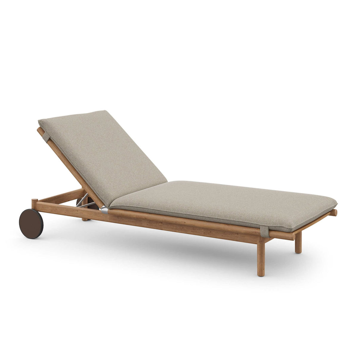 Tibbo – lettino (Beach chair with wheels) - Sag 80 - DEDON - Outdoor