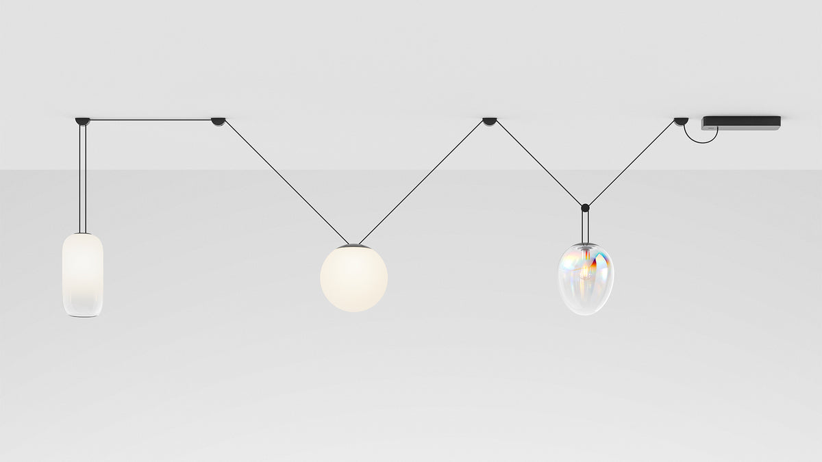 Funivia Plug – lampada a sospensione – ambientata