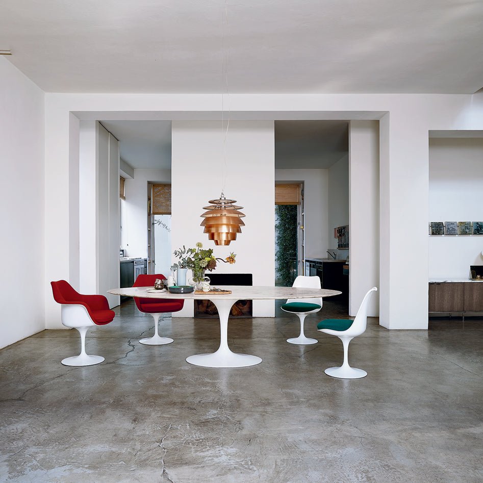 Sedia Laterale Saarinen Tulip - Sag 80 - Knoll - Sedia