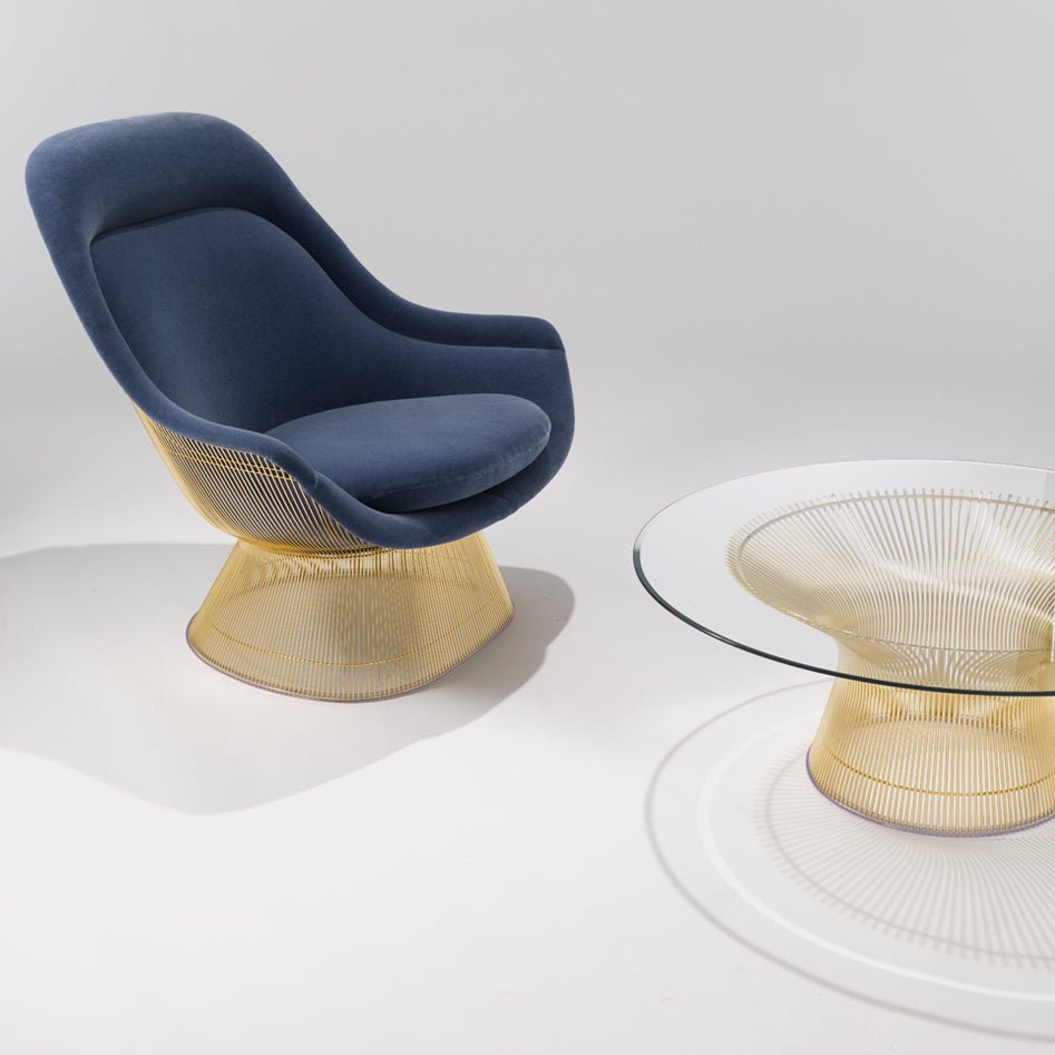 Poltrona Platner - Oro - Sag 80 - Knoll - Poltrona