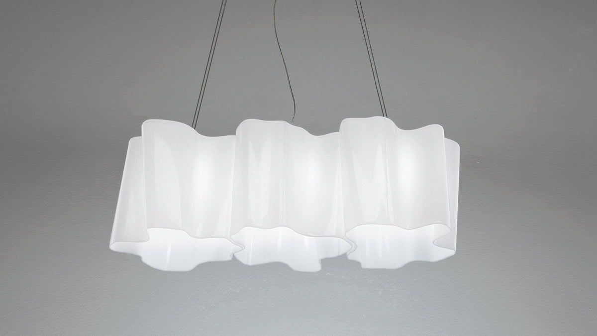 Logico suspension 3 in linea – lampada a sospensione - Sag 80 - Artemide - Lampada