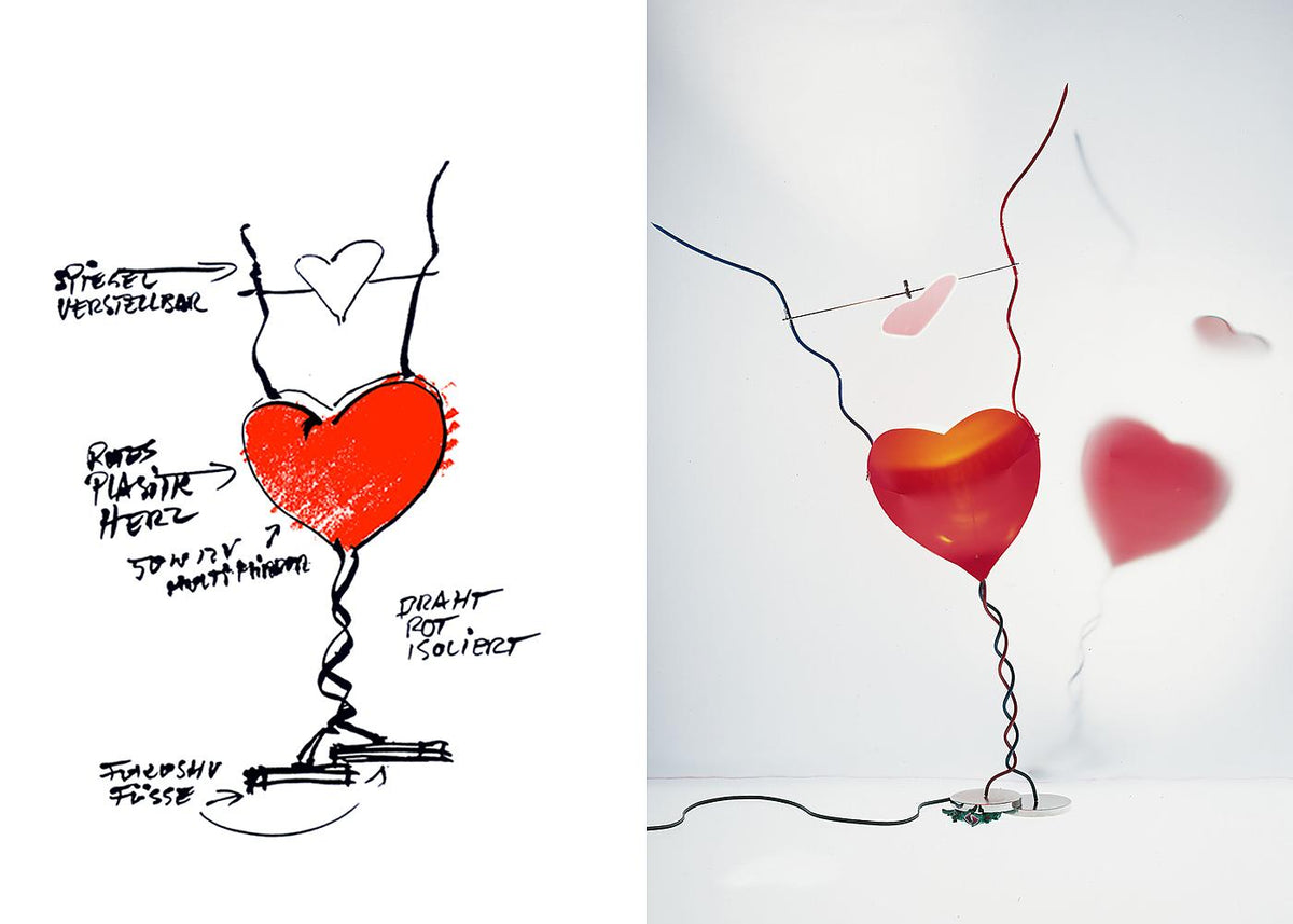 One From The Heart – lampada da tavolo – foto prodotto