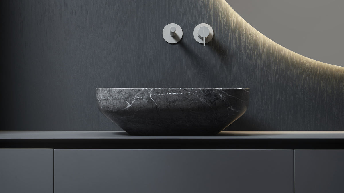 Ago – lavabo da appoggio – ambientata
