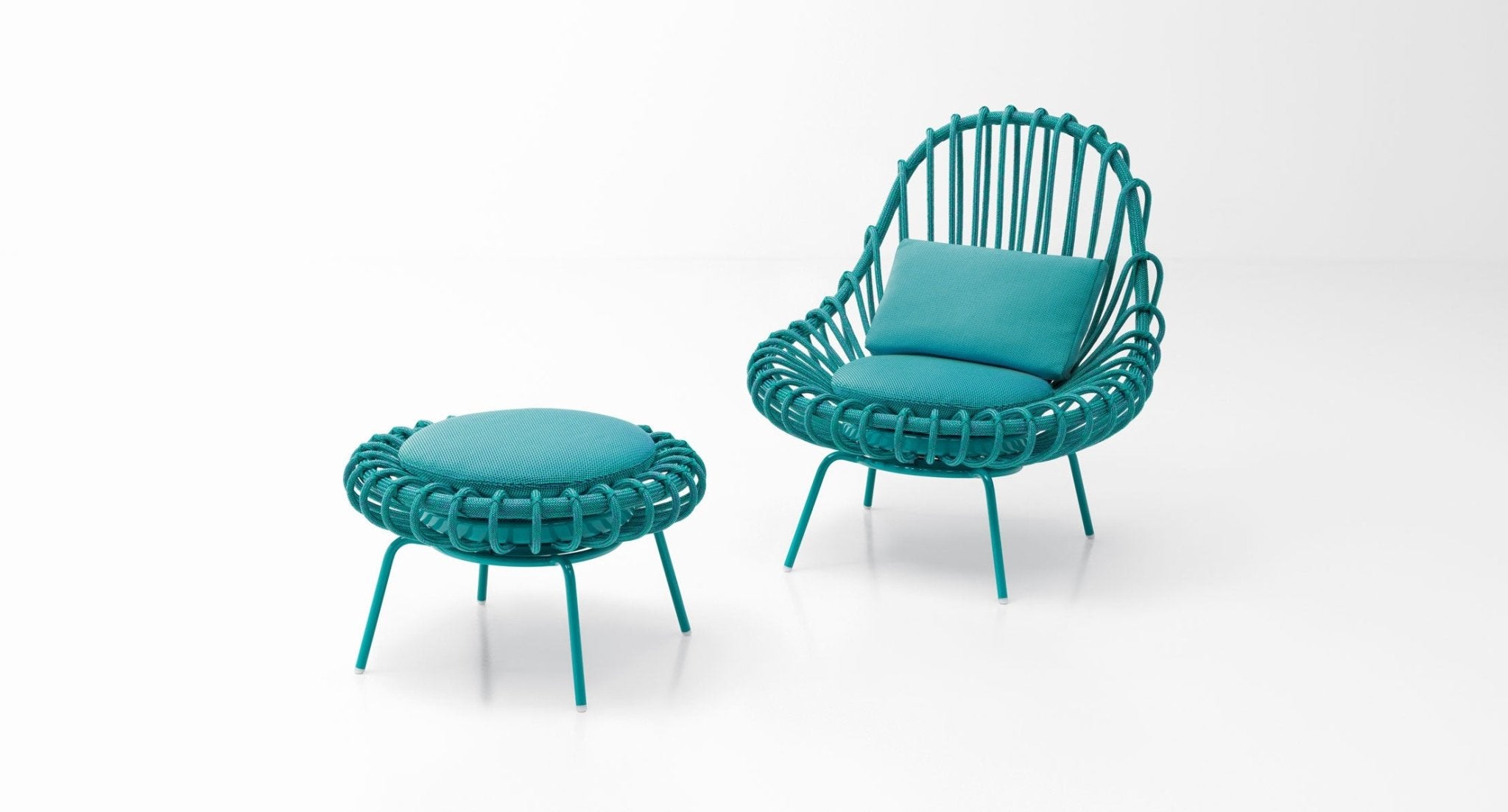Pouf Giunco - Sag 80 - Paola Lenti - Pouf