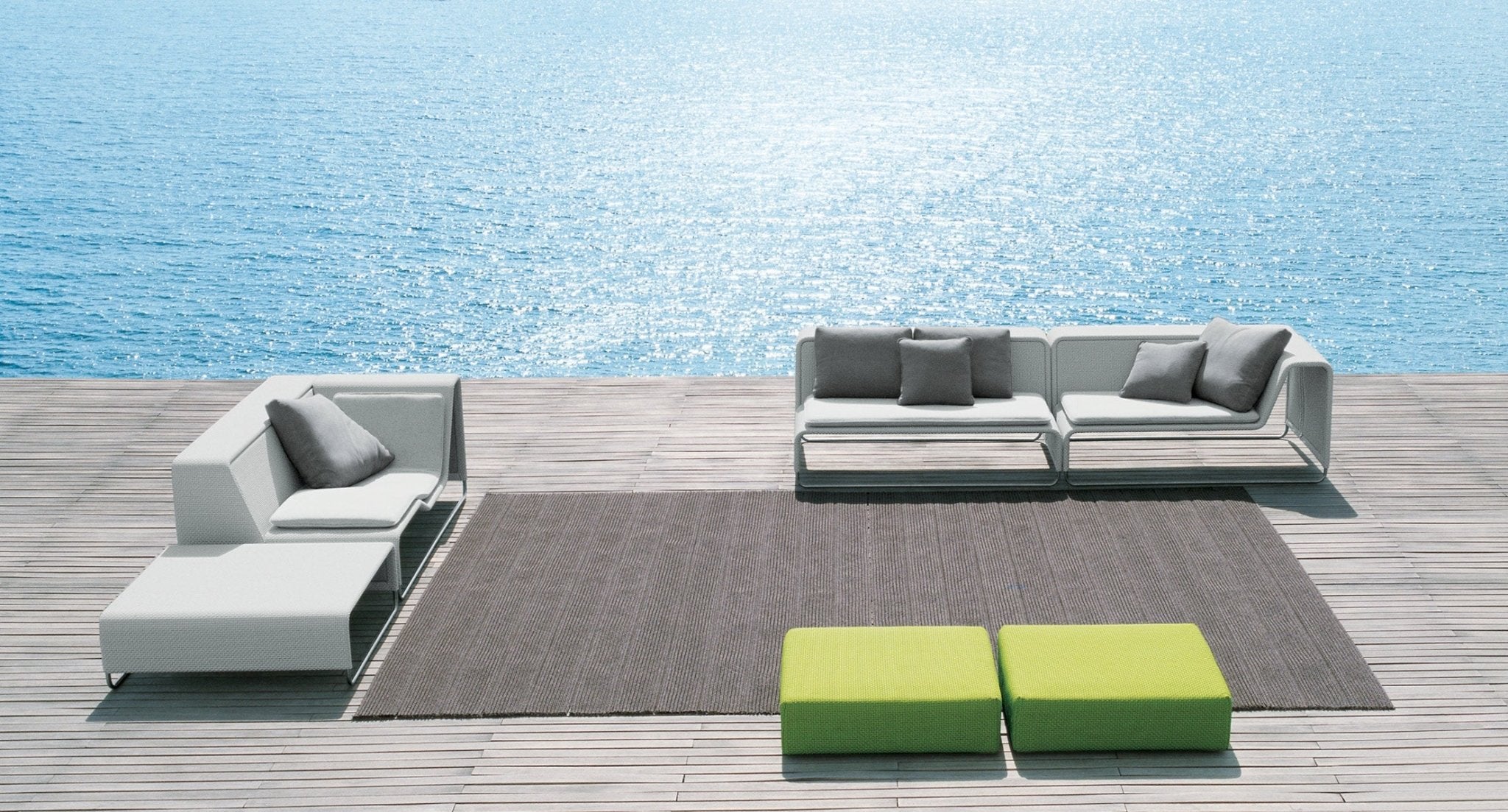 Pouf Island - Sag 80 - Paola Lenti - Pouf