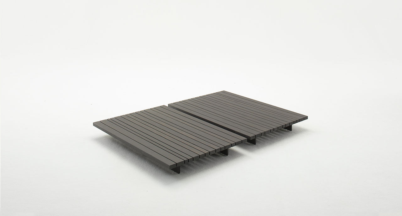Sunset, wooden table tops LE220, structures ME420