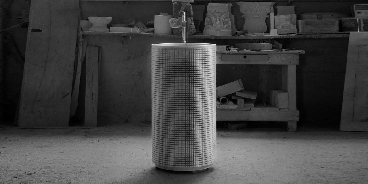 Pixel – lavabo freestanding – ambientata