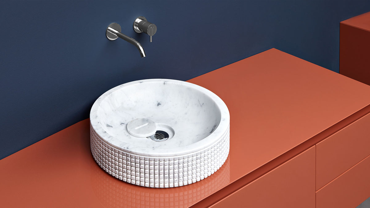 Pixel45 – lavabo da appoggio - Sag 80 - Antonio Lupi - Lavabo