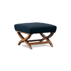 Pouf Pouf - Version with Canaletto walnut lacquered base