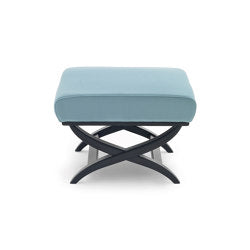 Pouf Pouf - Version with Canaletto walnut lacquered base