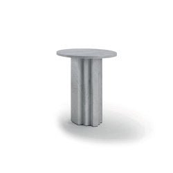 Scalea Tavolino 45 - Versione in marmo Crema Marfil