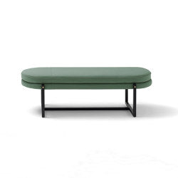 Sigmund Daybed - Versione in pelle con cuscino rullo