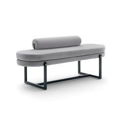 Sigmund Daybed - Versione in pelle con cuscino rullo