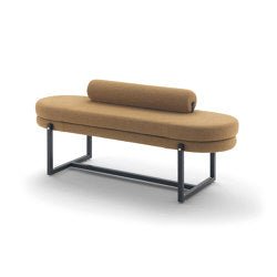 Sigmund Tavolino 47x36 - Versione con top in marmo Guatemala - Sag 80 - Arflex -