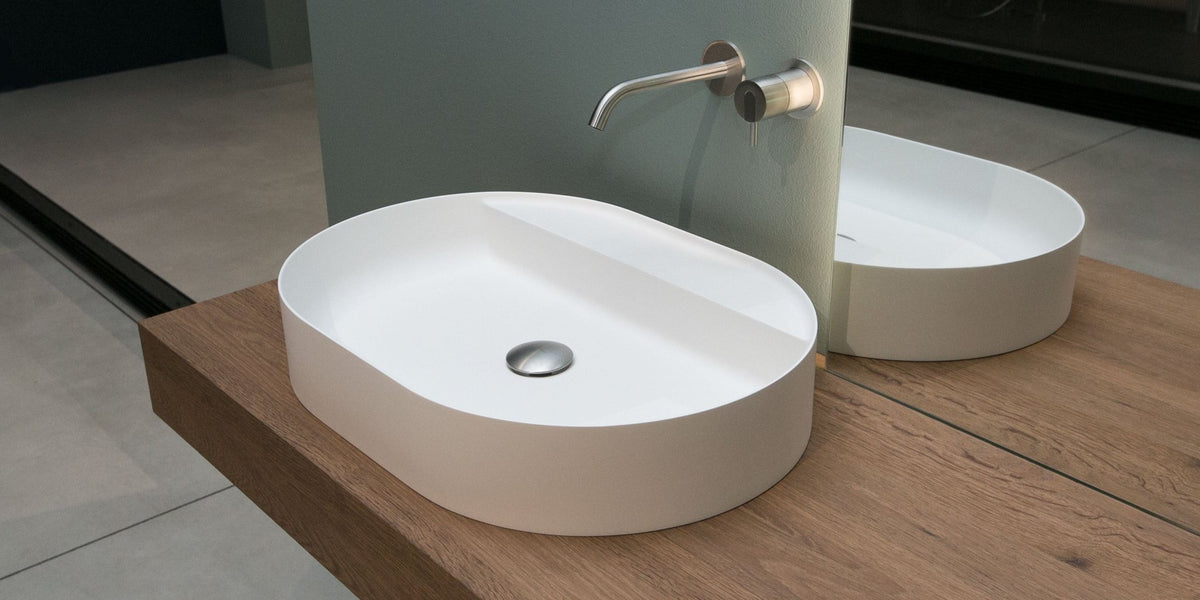 Simplovale – lavabo da appoggio – ambientata