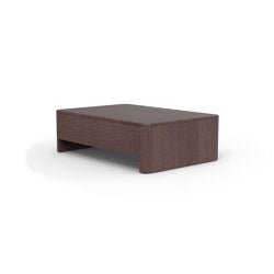 Tokio Service 106x32 - Versione con top in Travertino romano e base laccata betulla RAL 1013 - Sag 80 - Arflex -