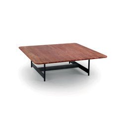 Tokio Tavolino con cassetto 106x74 - Versione con top in Travertino romano - Sag 80 - Arflex -