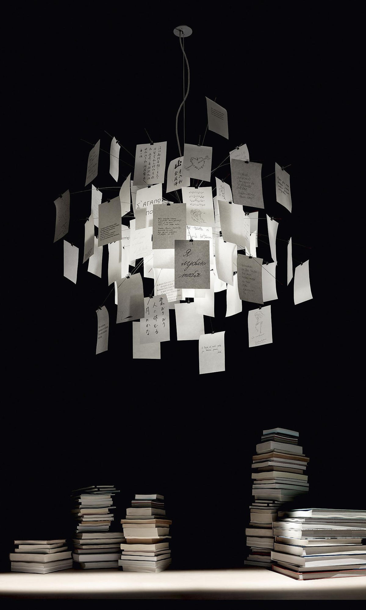 Zettel'z – lampada a sospensione – ambientata